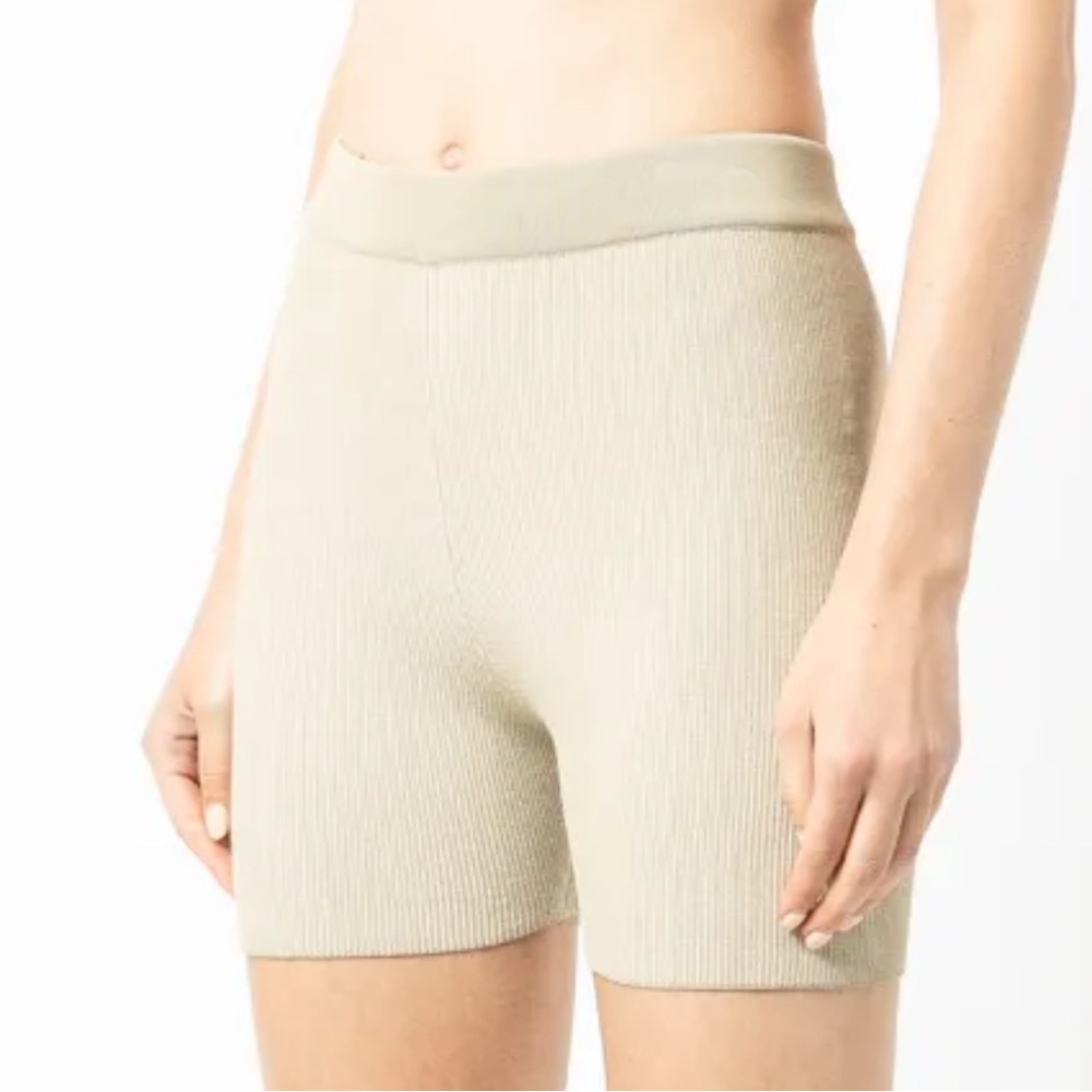 Jacquemus tan biker shorts barely worn